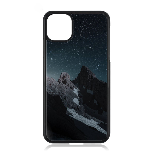 Mountain Night Stargazing Sky iPhone Case