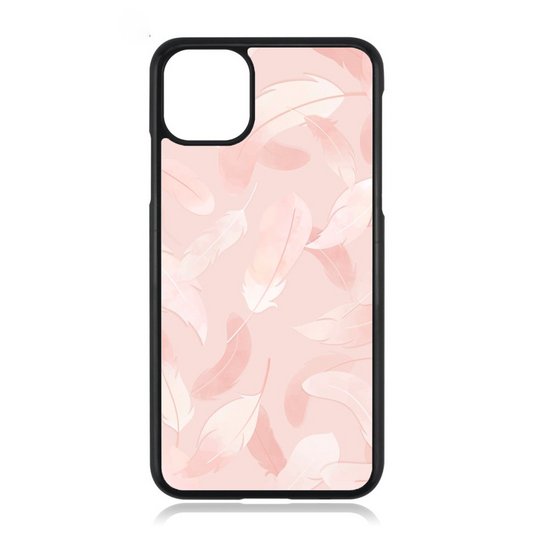 Cute Pink Feather iPhone Case