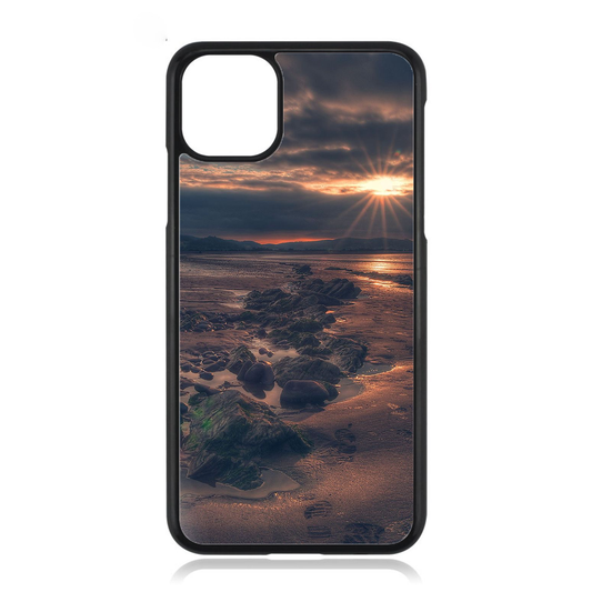 Sunset Nature Ocean Rock Beach iPhone Case