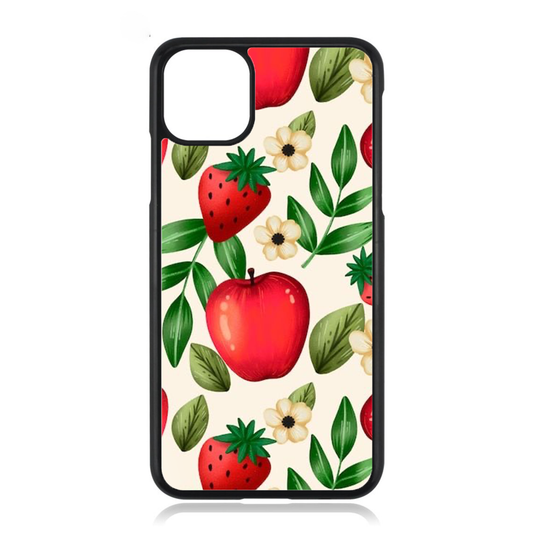 Strawberry Apple Fruit Patterned iPhone Case