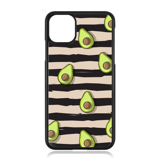 Avocado Paint Patterned iPhone Case