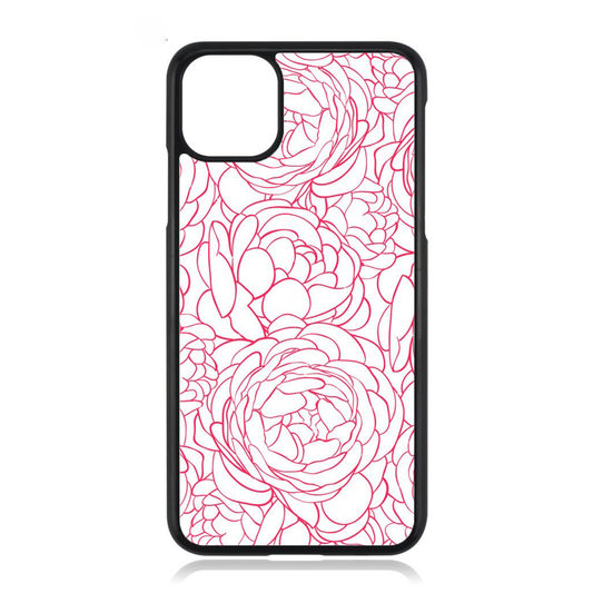 Creative Rose Flower Patterned iPhone Case