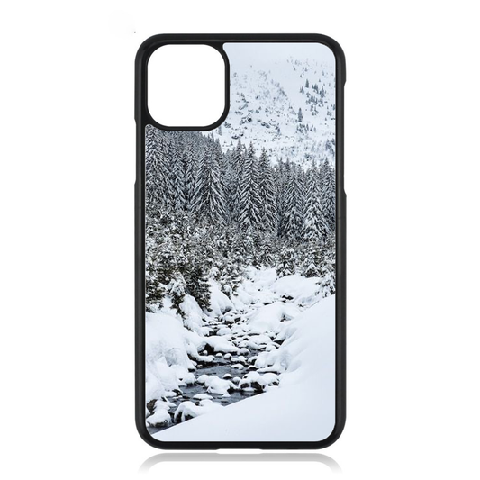 Mountain Trees Covered In Snow iPhone Case