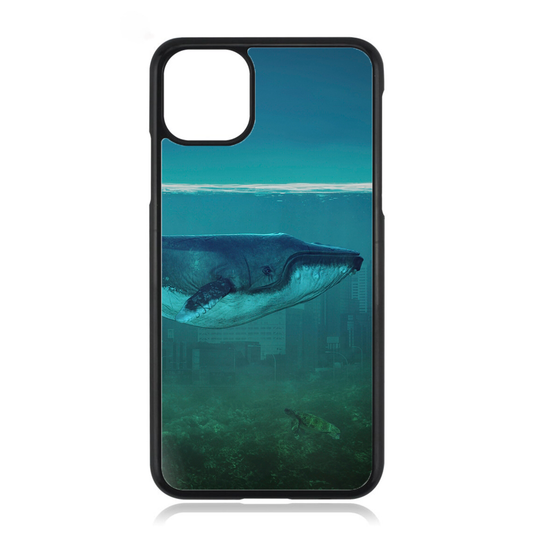 Blue Ocean Whale iPhone Case