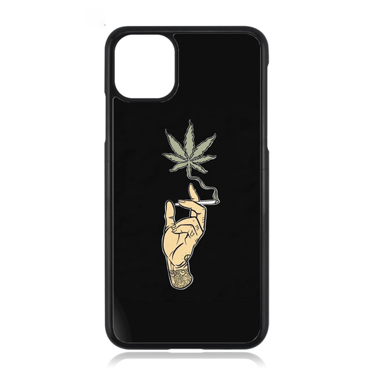 Cannabis Leaf Smoking iPhone Case