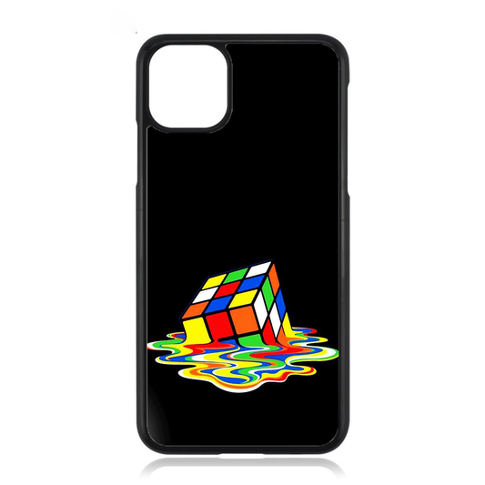 Cool Neon Rubix Cube iPhone Case