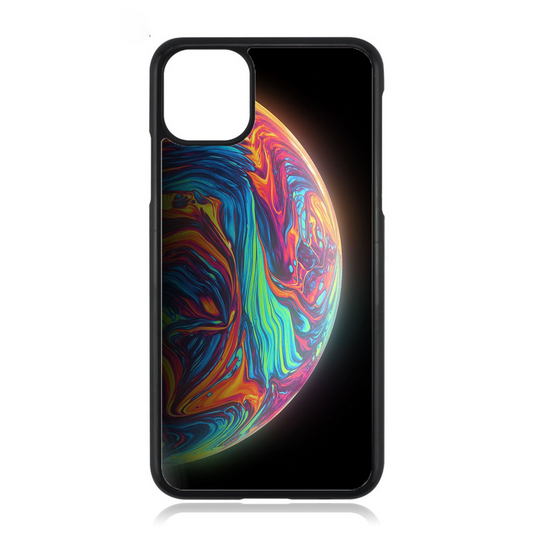 Colorful Planet in Space iPhone Case