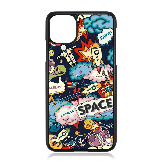 Cosmos Cartoon Space iPhone Case