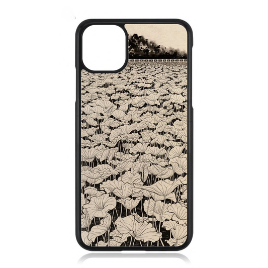 Japanese White Flower iPhone Case