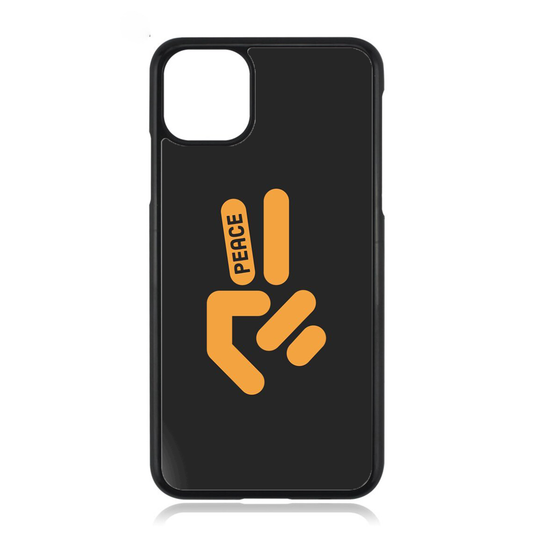 Cool Peace Hand Sign iPhone Case