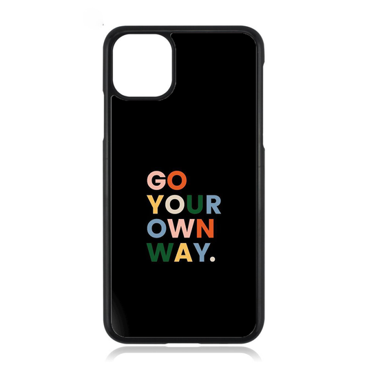 Go Your Own Way Quote iPhone Case